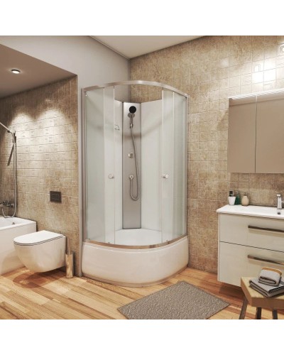 Душевая кабина 90х90х200 см Niagara NG-7308-08BK матовое