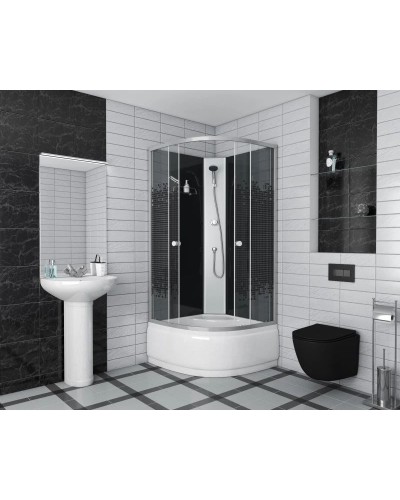 Душевая кабина 90х90х200 см Niagara NG-7508-08BK интимато