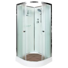 Душевая кабина 80х80х208 см Deto D08 матовое