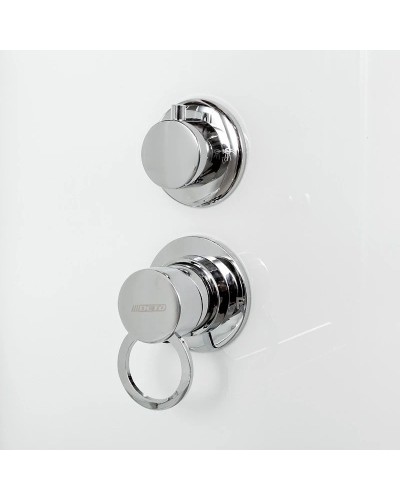 Душевая кабина 80х80х208 см Deto D08 матовое