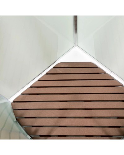 Душевая кабина 80х80х208 см Deto D08 матовое