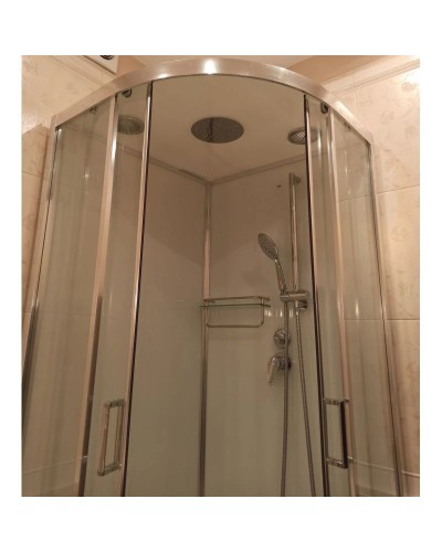 Душевая кабина 100x100x220 см Frank F400 Brilliant 157009 прозрачное