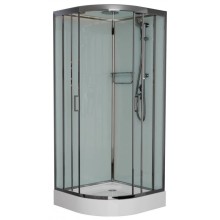 Душевая кабина 100x100x220 см Frank F400 Brilliant 157009 прозрачное