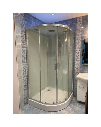 Душевая кабина 100x100x220 см Frank F400 Brilliant 157009 прозрачное