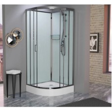 Душевая кабина 100x100x215 см Frank F400 Brilliant 158009 прозрачное