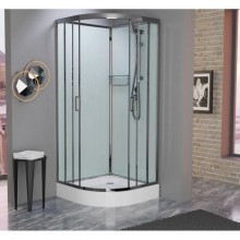 Душевая кабина 90x90x215 см Frank F409 Brilliant 156009 прозрачное