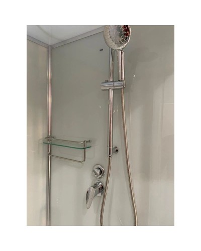 Душевая кабина 110x110x220 см Frank F410 Brilliant 159009 прозрачное