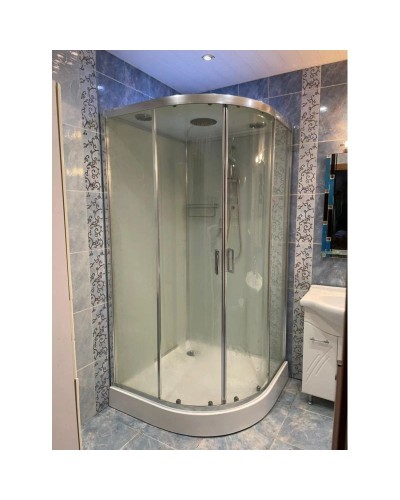 Душевая кабина 110x110x220 см Frank F410 Brilliant 159009 прозрачное