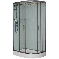 Душевая кабина 100x80x220 см Frank F418L Brilliant 163009 прозрачное