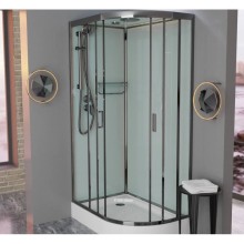 Душевая кабина 100x80x220 см Frank F418L Brilliant 163009 прозрачное