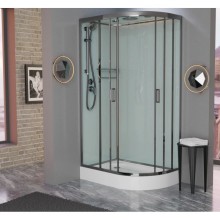 Душевая кабина 120x80x220 см Frank F412L Brilliant 171009 прозрачное