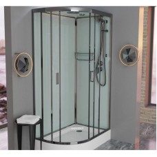 Душевая кабина 100x80x220 см Frank F418R Brilliant 165009 прозрачное