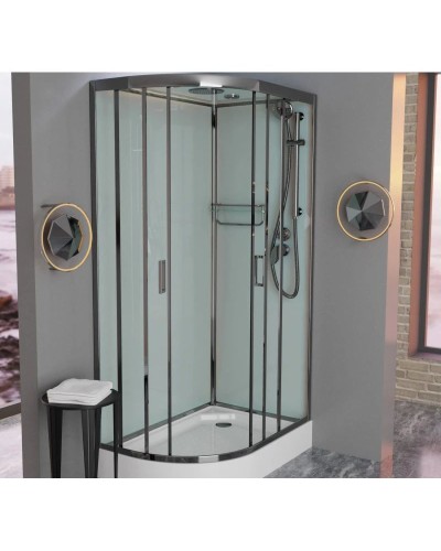 Душевая кабина 120x80x220 см Frank F412R Brilliant 173009 прозрачное