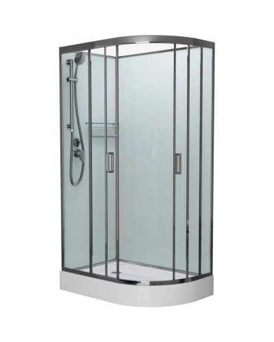 Душевая кабина 100x80x215 см Frank F418L Brilliant 164009 прозрачное