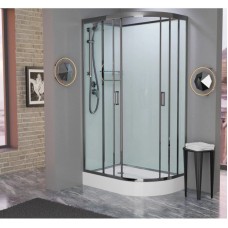 Душевая кабина 120x80x215 см Frank F412L Brilliant 172009 прозрачное