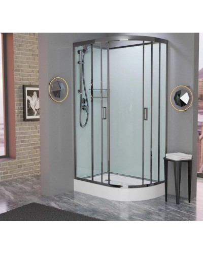 Душевая кабина 120x80x215 см Frank F412L Brilliant 172009 прозрачное