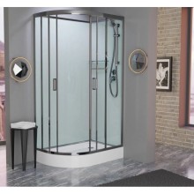 Душевая кабина 100x80x215 см Frank F418R Brilliant 166009 прозрачное