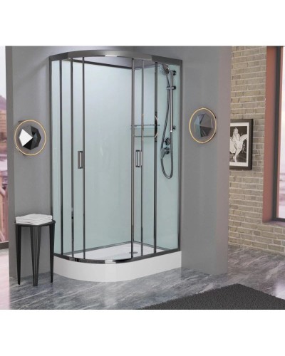 Душевая кабина 120x80x215 см Frank F412R Brilliant 174009 прозрачное