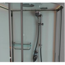 Душевая кабина 110x110x220 см Frank F410 М Brilliant 20082 текстурное стекло