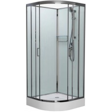 Душевая кабина 110x110x215 см Frank F410 М Brilliant 20083 текстурное стекло