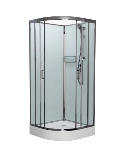 Душевая кабина 120x120x215 см Frank F420 М Brilliant 20085 текстурное стекло