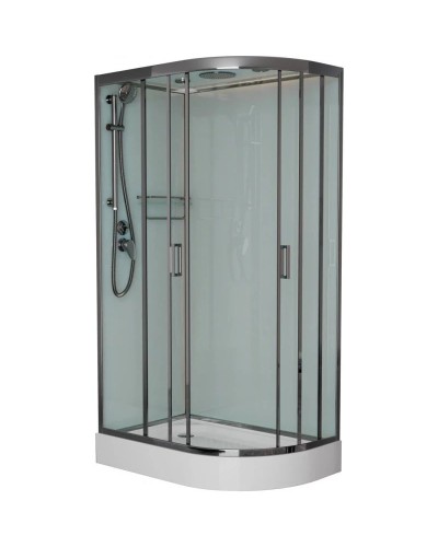 Душевая кабина 120x80x220 см Frank F412L М Brilliant 20090 текстурное стекло