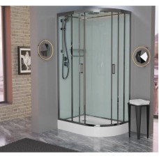 Душевая кабина 120x80x220 см Frank F412L М Brilliant 20090 текстурное стекло