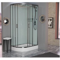 Душевая кабина 120x80x220 см Frank F412R М Brilliant 20092 текстурное стекло