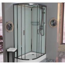 Душевая кабина 120x80x220 см Frank F412R М Brilliant 20092 текстурное стекло