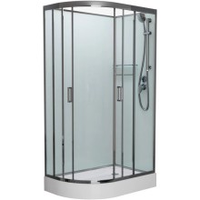 Душевая кабина 120x80x215 см Frank F412R М Brilliant 20093 текстурное стекло