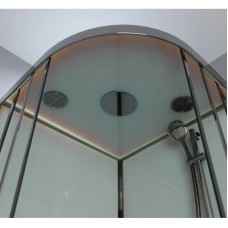 Душевая кабина 90x90x220 см Frank F409/1 М Brilliant 20094 текстурное стекло