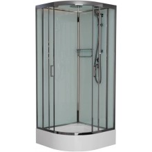 Душевая кабина 100x100x220 см Frank F400/1 М Brilliant 20096 текстурное стекло