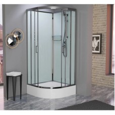 Душевая кабина 90x90x215 см Frank F409/1 Brilliant 176009 прозрачное