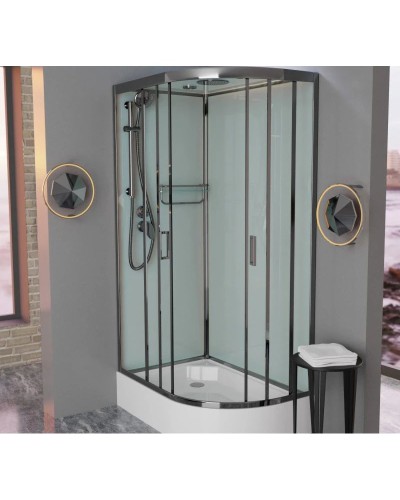 Душевая кабина 120x80x220 см Frank F412/1L Brilliant 179009 прозрачное