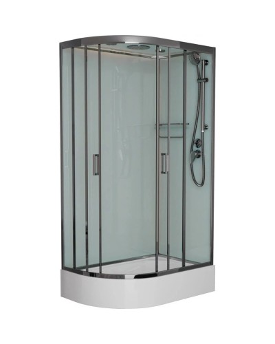 Душевая кабина 120x80x220 см Frank F412/1R М Brilliant 20100 текстурное стекло