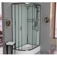 Душевая кабина 120x80x220 см Frank F412/1R М Brilliant 20100 текстурное стекло