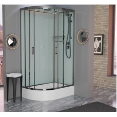 Душевая кабина 120x80x220 см Frank F412/1R М Brilliant 20100 текстурное стекло