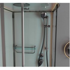 Душевая кабина 120x80x220 см Frank F412/1R М Brilliant 20100 текстурное стекло