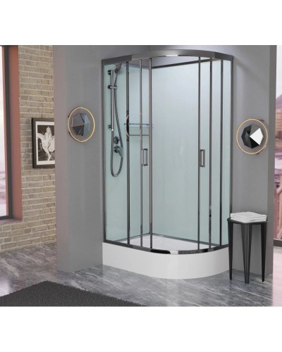 Душевая кабина 120x80x215 см Frank F412/1L Brilliant 180009 прозрачное