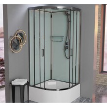 Душевая кабина 90x90x220 см Frank F409/2 Brilliant 183009 прозрачное