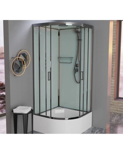 Душевая кабина 90x90x220 см Frank F409/2 Brilliant 183009 прозрачное