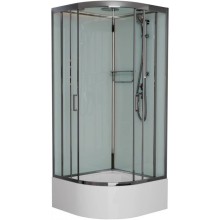 Душевая кабина 100x100x220 см Frank F400/2 М Brilliant 20104 текстурное стекло
