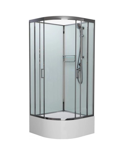 Душевая кабина 90x90x215 см Frank F409/2 Brilliant 184009 прозрачное