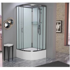 Душевая кабина 90x90x215 см Frank F409/2 Brilliant 184009 прозрачное