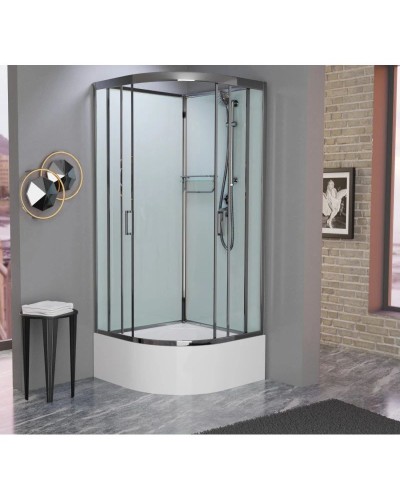 Душевая кабина 90x90x215 см Frank F409/2 Brilliant 184009 прозрачное