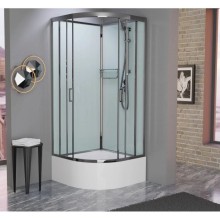 Душевая кабина 100x100x215 см Frank F400/2 Brilliant 186009 прозрачное