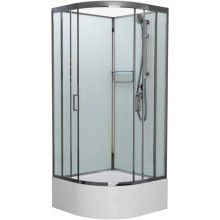 Душевая кабина 100x100x215 см Frank F400/2 М Brilliant 20105 текстурное стекло