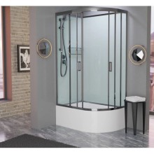 Душевая кабина 120x80x215 см Frank F412/2L Brilliant 188009 прозрачное