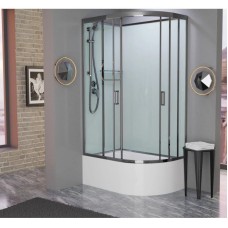 Душевая кабина 120x80x215 см Frank F412/2L Brilliant 188009 прозрачное