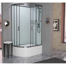 Душевая кабина 120x80x215 см Frank F412/2R Brilliant 190009 прозрачное